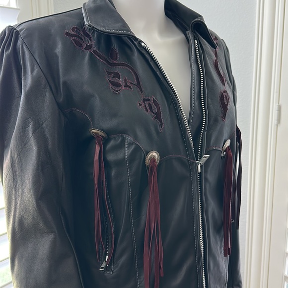 Vintage leather & suede  jacket - Picture 3 of 13